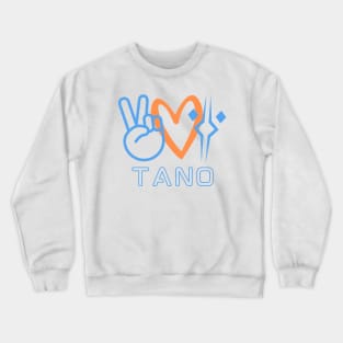 Peace, Love, Tano Crewneck Sweatshirt